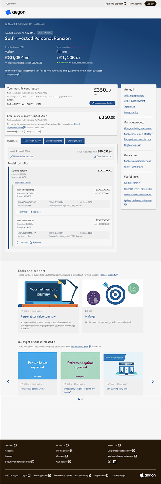 Redesigned dashboard with softer visual language and clearer actions.
